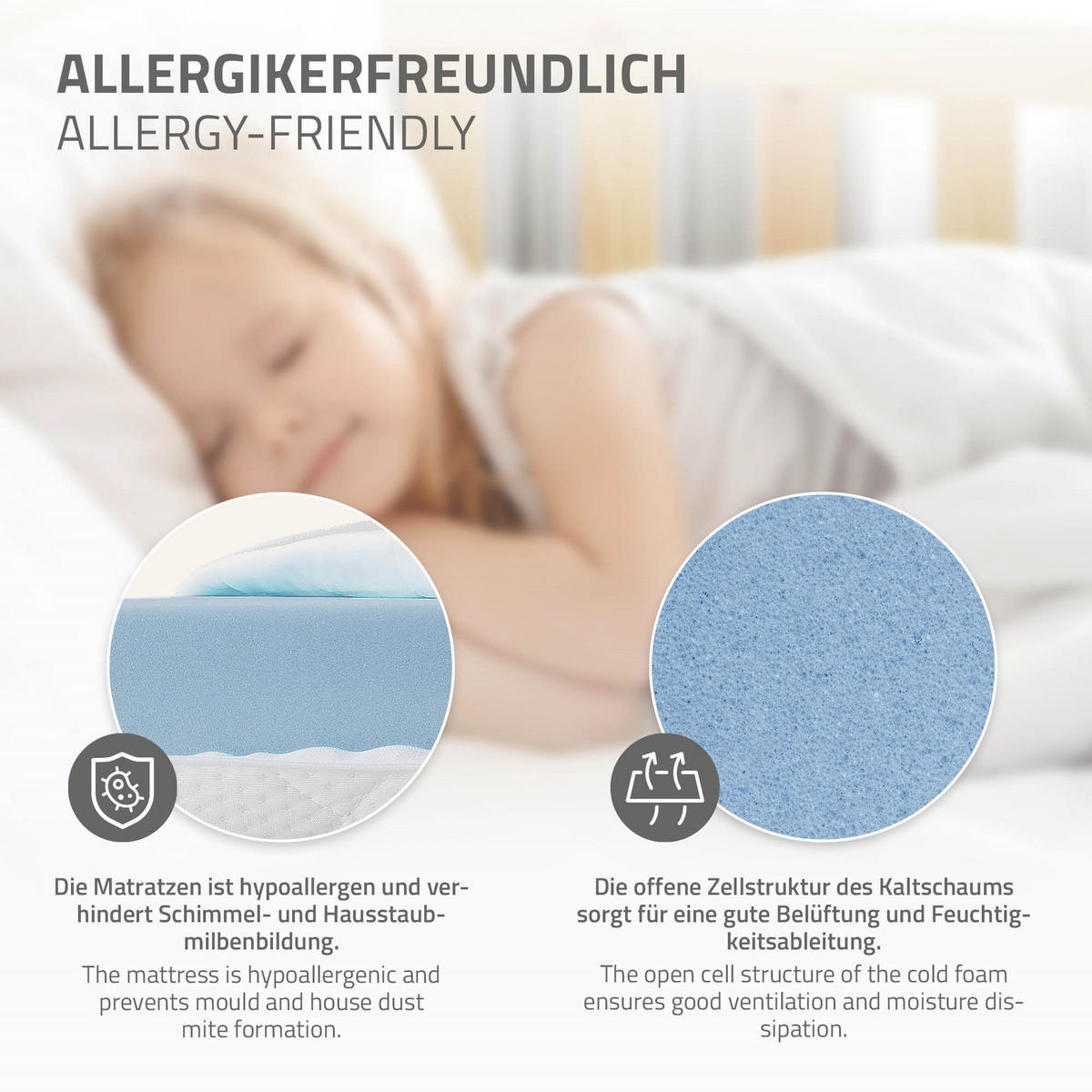 KINDERBETT mit Dach und Matratze 80x160 cm Natur - Naturfarben, Holz (88/132/165cm) - ML-DESIGN