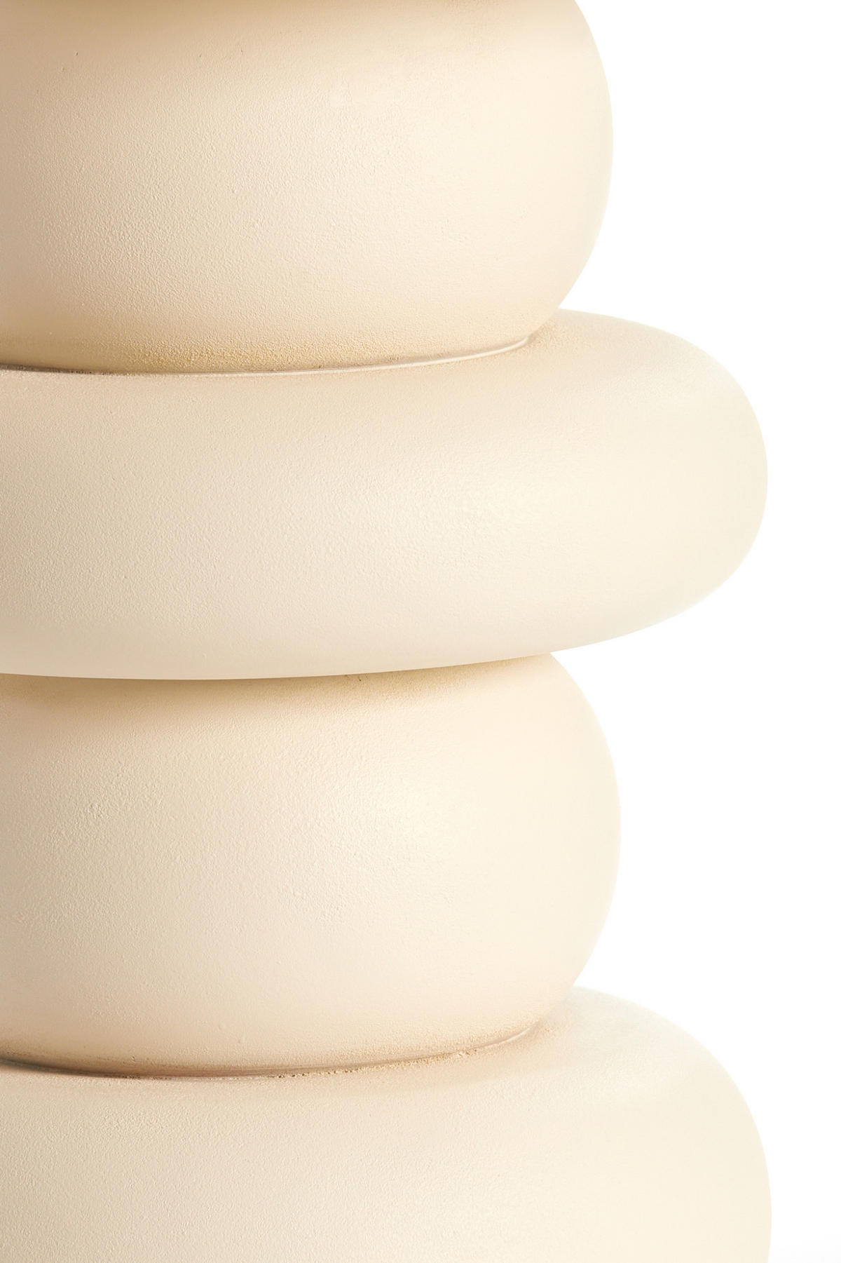 BEISTELLTISCH Azalas Weiß Ø40/45 cm - Weiß, Holz (40/40/45cm) - Light & Living