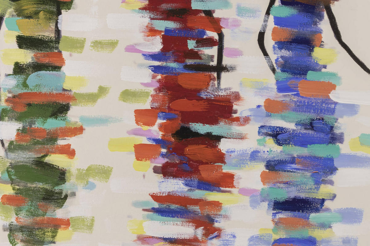 OLEJOMAĽBA 60/60 cm, Zvieratá - béžová, drevo/textil (60/60cm) - KUNSTLOFT