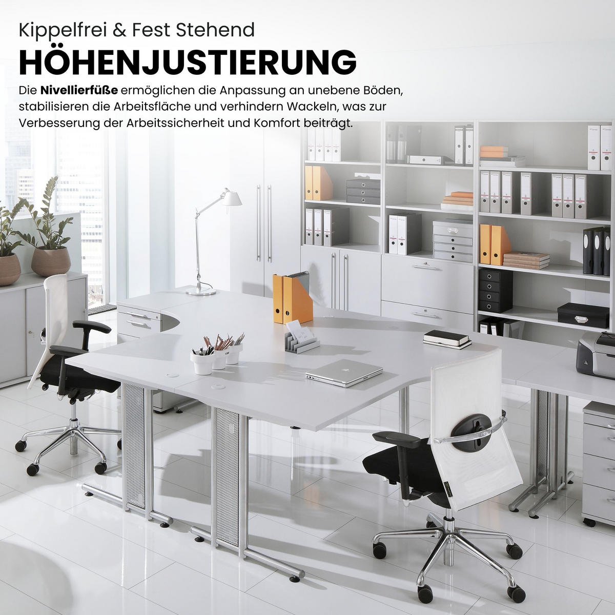 SCHREIBTISCH Serie-N 100/200/72 cm in Eichefarben - Eichefarben, Holzwerkstoff (100/200/72cm) - bümö