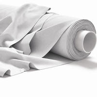 BAUMWOLLSTOFF Weiß 160 cm breit, 145 g/m², uni weiß, weiche und robuste Baumwoll-Leinwand - Weiß, Textil (160/100cm) - Dreamroots