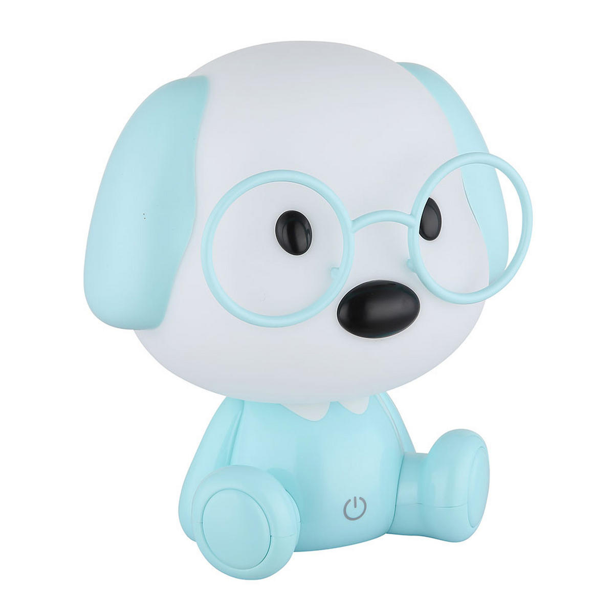LED TISCHLEUCHTE Puppy Blau - Blau, Kunststoff (18/15/20cm) - Globo Lighting