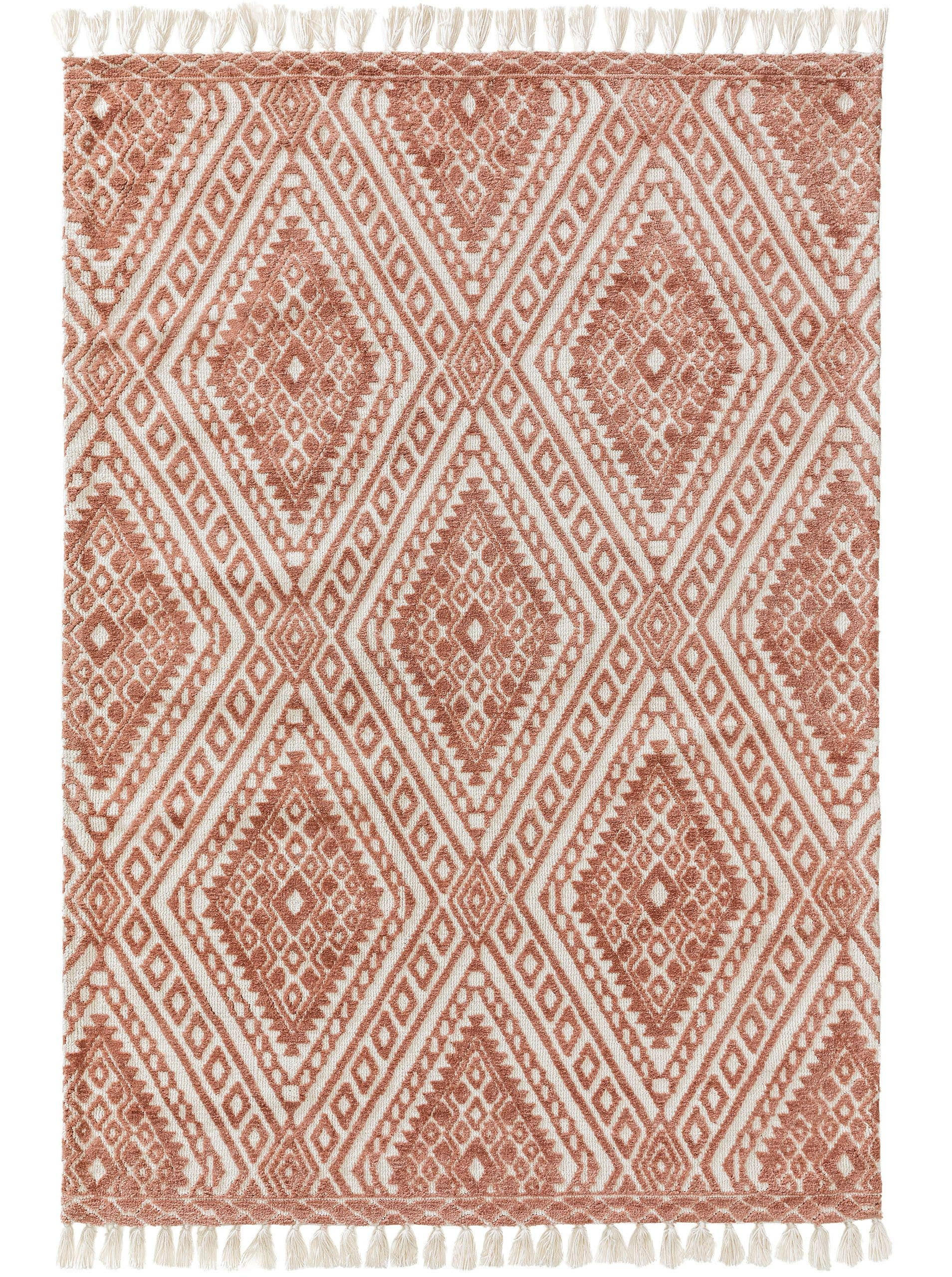 TEPPICH Elias Terracotta 120x170 cm - Terracotta, Textil (120/170cm) - benuta Nest