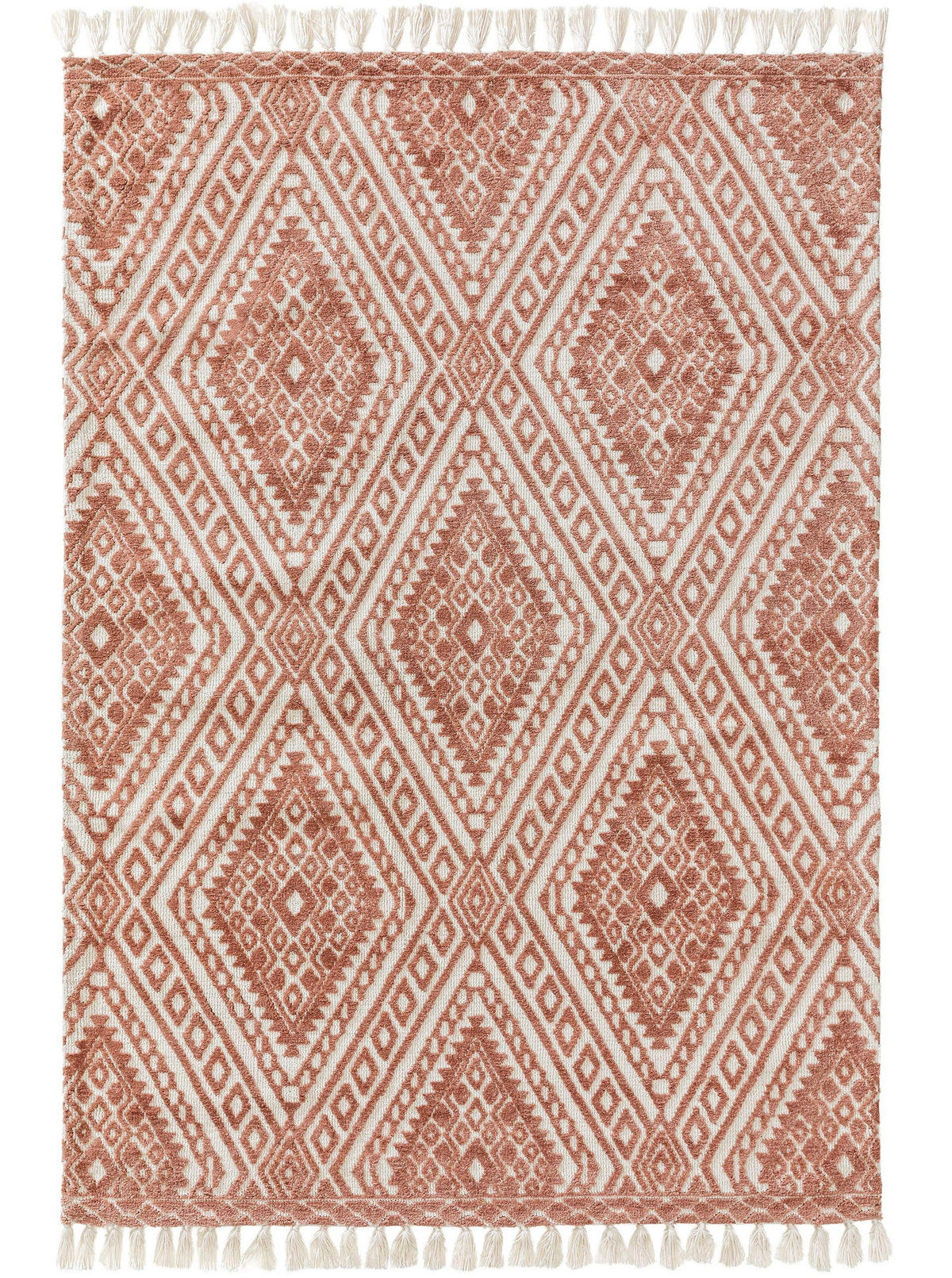 TEPPICH Elias Terracotta 120x170 cm - Terracotta, Textil (120/170cm) - benuta Nest