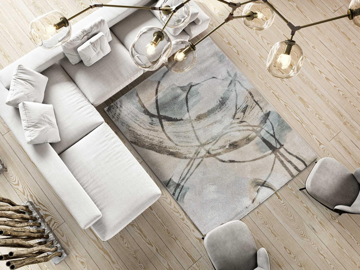 WEBTEPPICH Beige Aydin 160/230 cm - Beige/Multicolor, Naturmaterialien/Textil (160/230cm) - Atticgo