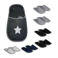 6XPANTOFLE pro hosty - různobarevná, textil (28/50/6cm) - Relaxdays