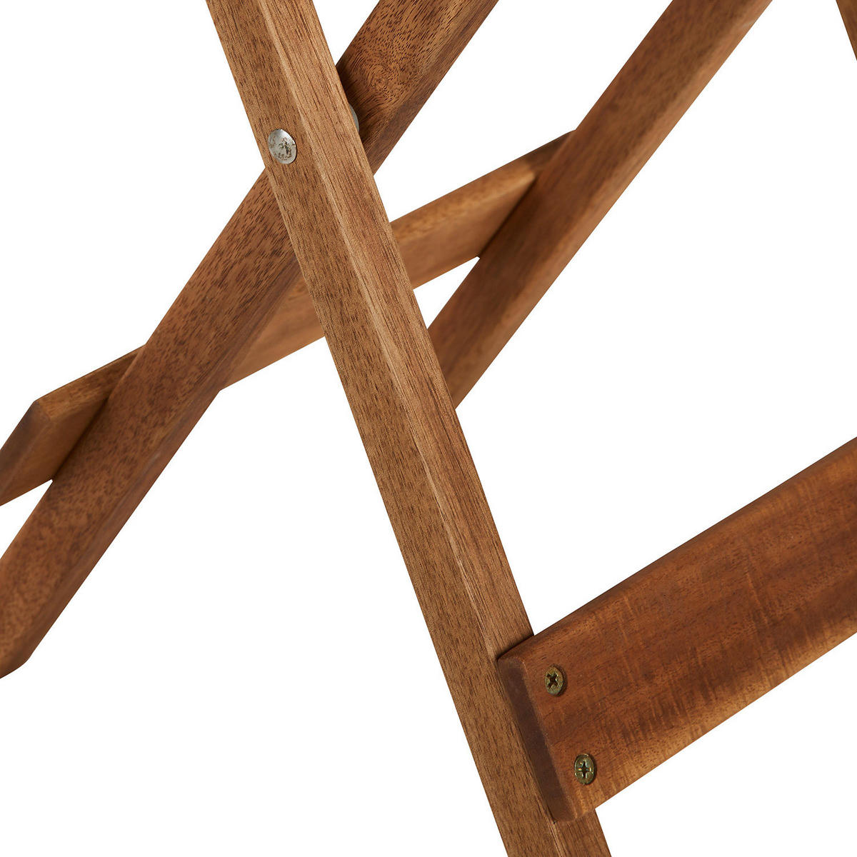 GARTENTISCH Lodge - Akaziefarben, Holz (30/38/51cm) - Butlers