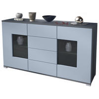 SIDEBOARD Grömitz Denim matt - Pastellblau, Holzwerkstoff (138.5/75.5/35cm) - Vladon