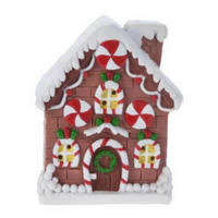 LEBKKUCHENHAUS Figur 10 cm - Multicolor, Keramik (6/10.5/8.3cm) - Home Styling Collection
