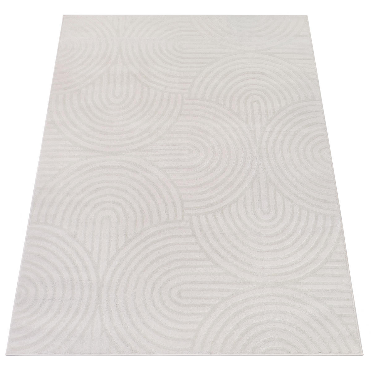 TEPPICH HYGGE Weiß 300/400 cm - Weiß, Kunststoff (300/400cm) - Tapiso