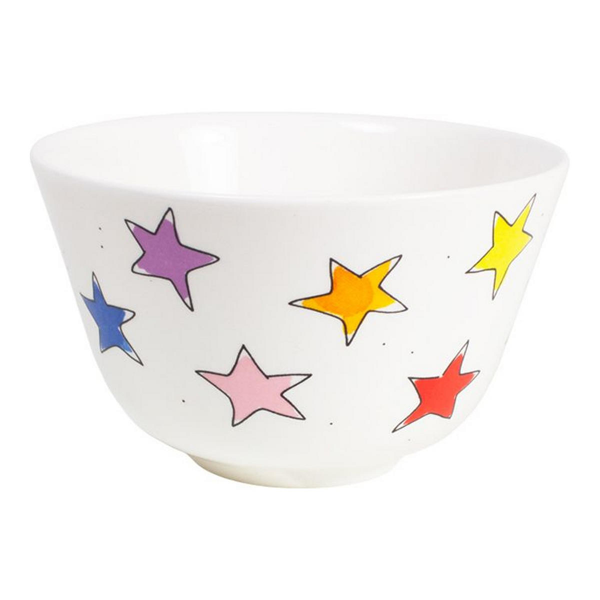 SCHALE Stern in Bunt - 14cm - Multicolor, Keramik (14.3/9/14.3cm) - Blond Amsterdam