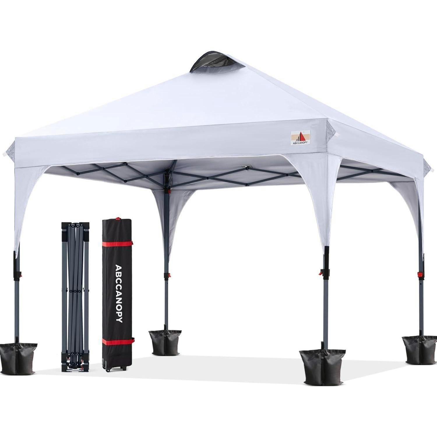 GARTENPAVILLON 3x3M wasserdicht mit Zubehör Weiß - Weiß, Textil (304.8/297.2/304.8cm)