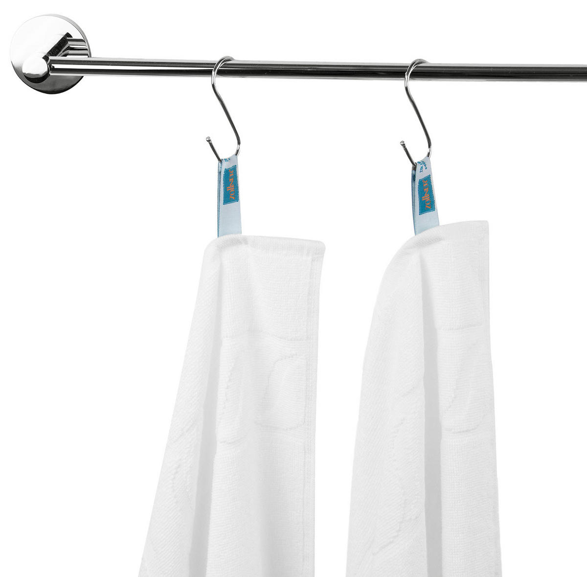 HANDTÜCHER, 6er-Set, 50x100 cm, 100% Baumwolle, Weiß - Weiß, Textil (50/100cm) - Zollner