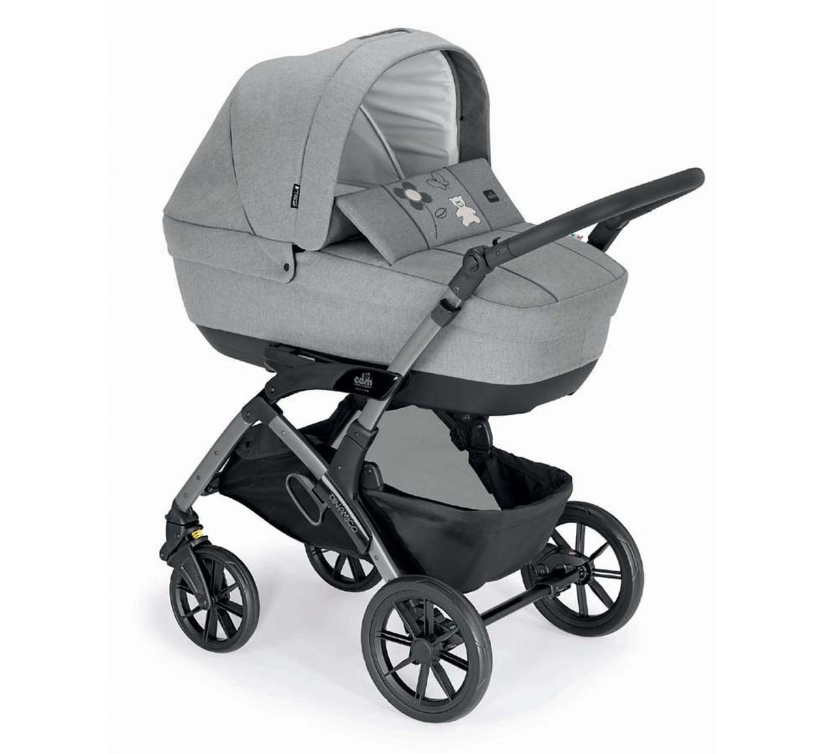 KOMBI-KINDERWAGEN Dinamico Smart 3in1 - Grau, Kunststoff (57/87.5/675cm) - Cam il Mondo del Bambino S.p.A.