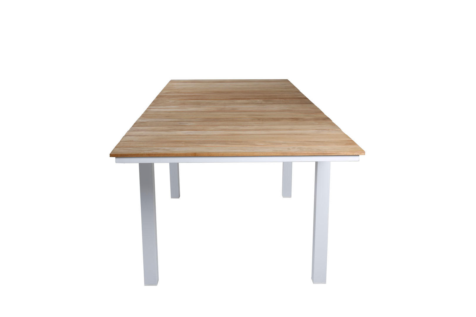GARTENTISCH Weiß - Weiß, Holzwerkstoff (240/90/76cm) - ebuy24