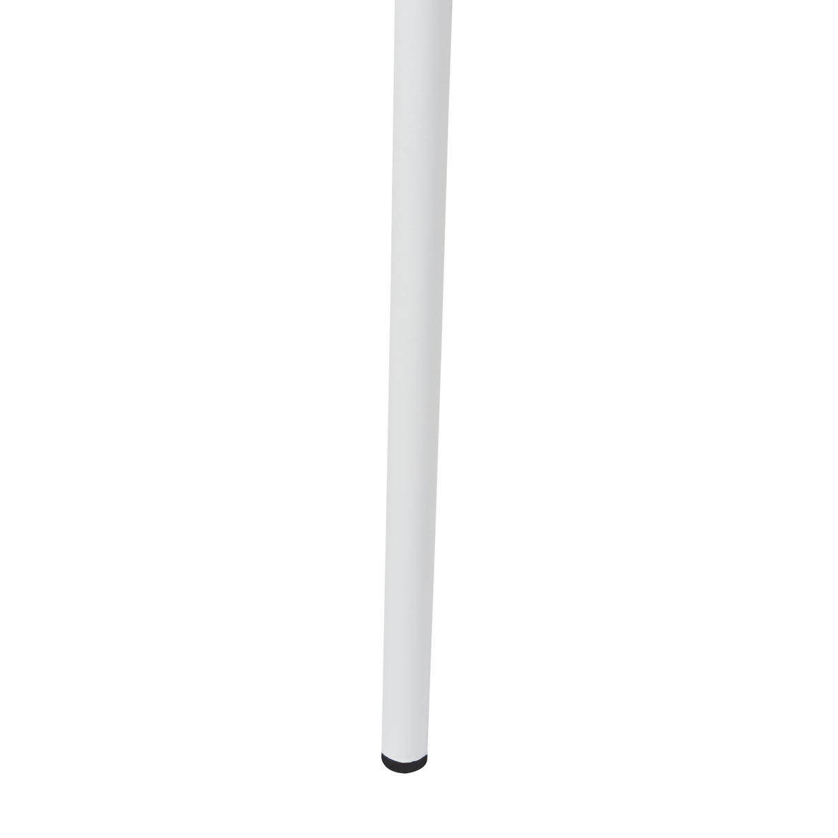 BARSTUHL 2er-Set Kunststoff weiß Shonto - Weiß, Kunststoff (52/116/48cm) - Beliani