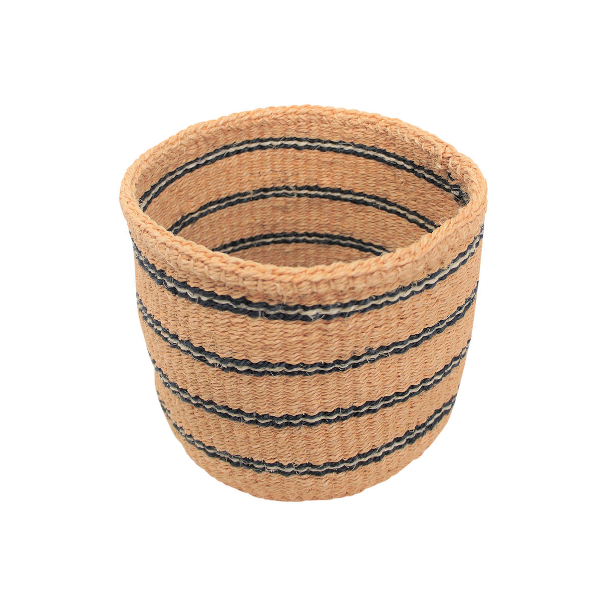 KORB Nio aus Sisal Ø14 cm - Braun, Naturmaterialien (14/14/14cm) - LaLe Living