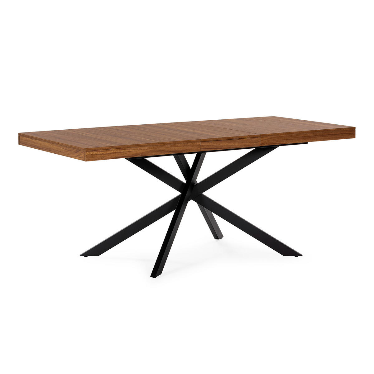 MASA DE MASA Palermo aspect de nuc comun, 140-180 cm - culoare nucă, compozit lemnos (80/140/75cm) - VS Venta-stock