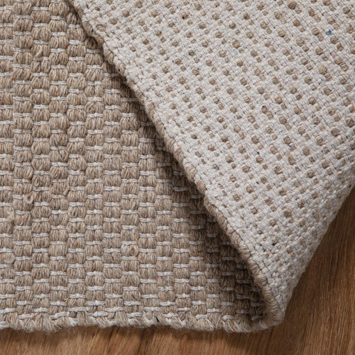 HANDWEB Teppich Amsterdam 250/350 cm - Sandfarben, Naturmaterialien (250/350cm) - Steffensmeier