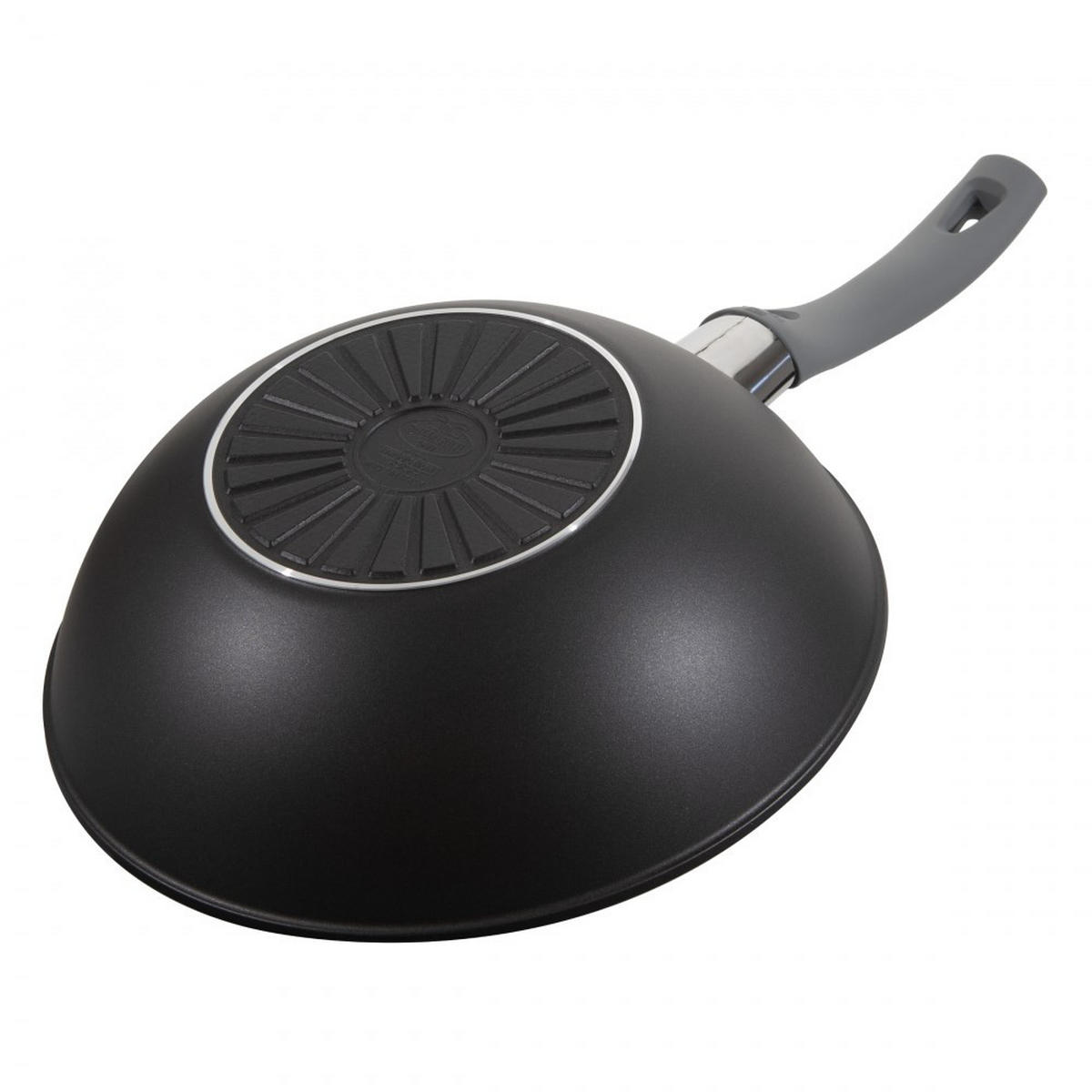 WOK Schwarz 45/29/12 cm 750030580 - Schwarz, Metall (28cm) - Ballarini