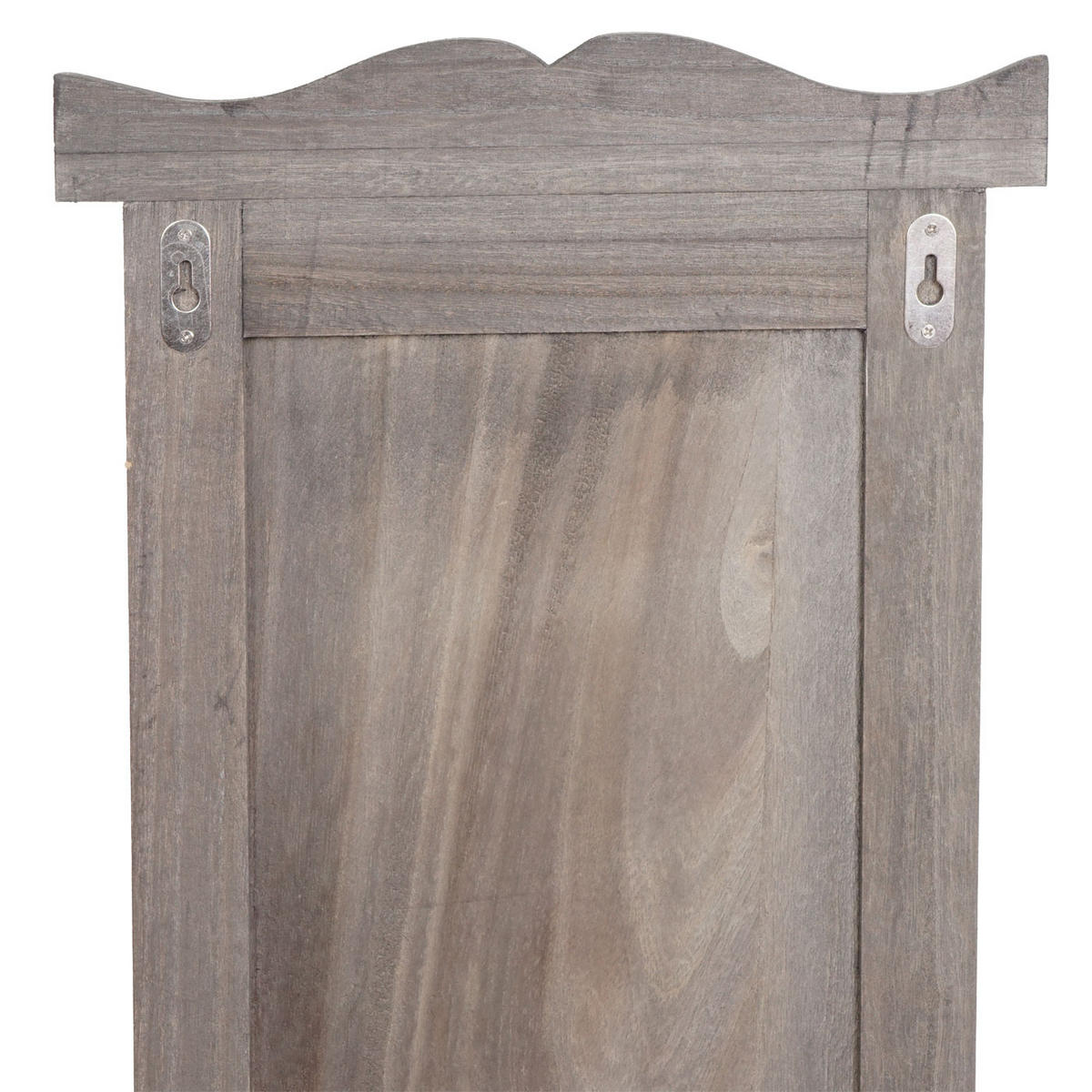 GARDEROBE 2er-Set 109x28x5,5cm Wandhaken Holz Grau-Braun shabby - Graubraun, Holz (28/109/5.5cm) - BERLINLODGE