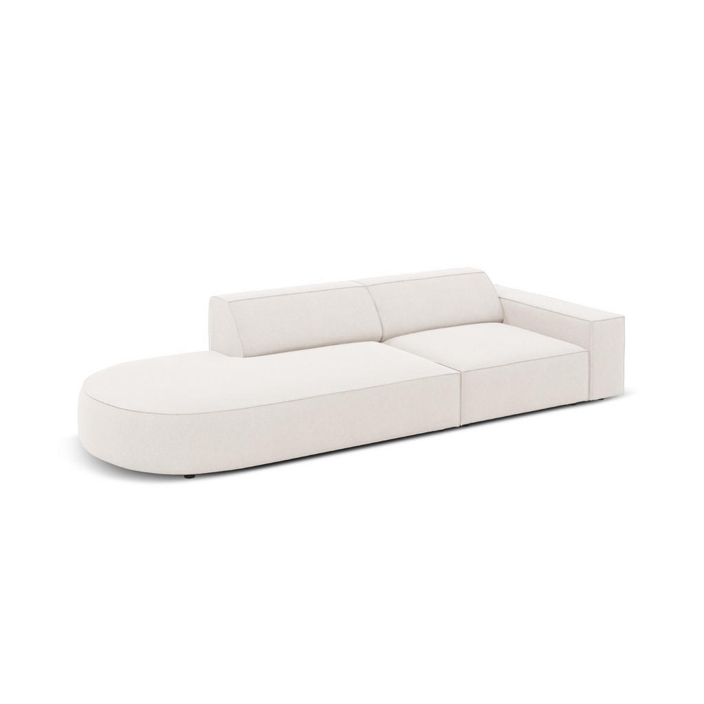 Thumbnail - Micadoni Linkes-Sofa, Beige, Textil, 3-Sitzer, 102x70x262 cm, Hergestellt in Europa, Wohnzimmer, Sofas & Couches, Sofas,...