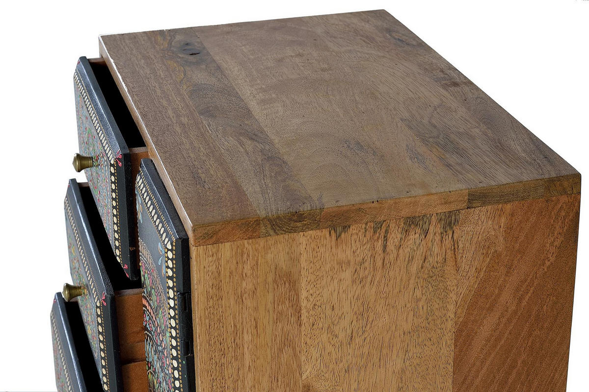 KOMMODE aus Mangoholz - Braun, Holz (45/60/30cm) - Giner y Colomer