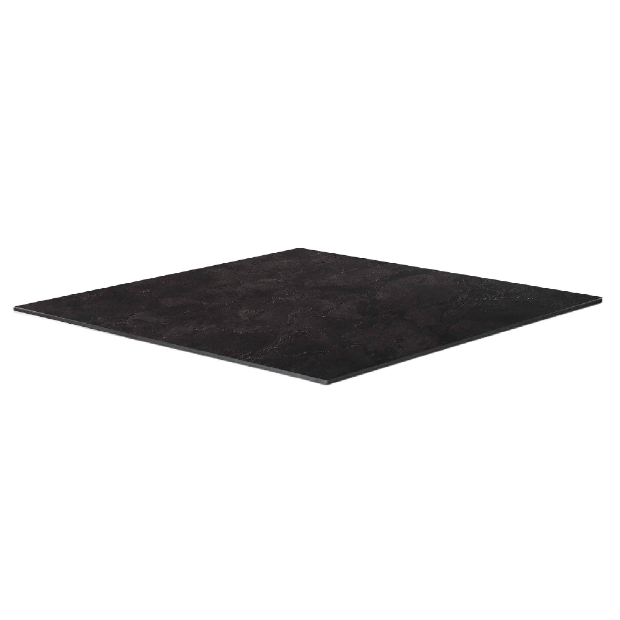 TISCHPLATTE 70 x 70 cm, Schiefer - Grau, Holzwerkstoff (70/70/1.25cm) - Oviala