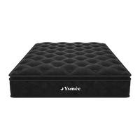 STANDARDMATRATZE - 2 Personen - samt - schwarz Black Dream - Schwarz, Textil (160/200cm) - Vente-Unique