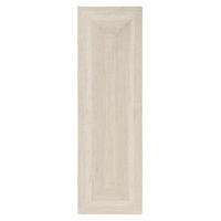 JUTELÄUFER Jutta Ivory 80/250 cm - Creme, Naturmaterialien/Textil (80/250cm) - benuta