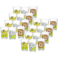 KINDERGLÄSER Dschungeltiere bunt 205 ml 24er Set - Multicolor, Glas (0.205L) - Ritzenhoff Breker
