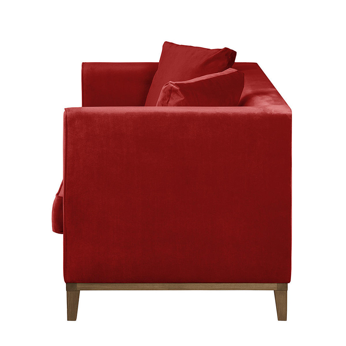 3-SITZER SOFA - Rot, Textil (201/79/82cm) - home24