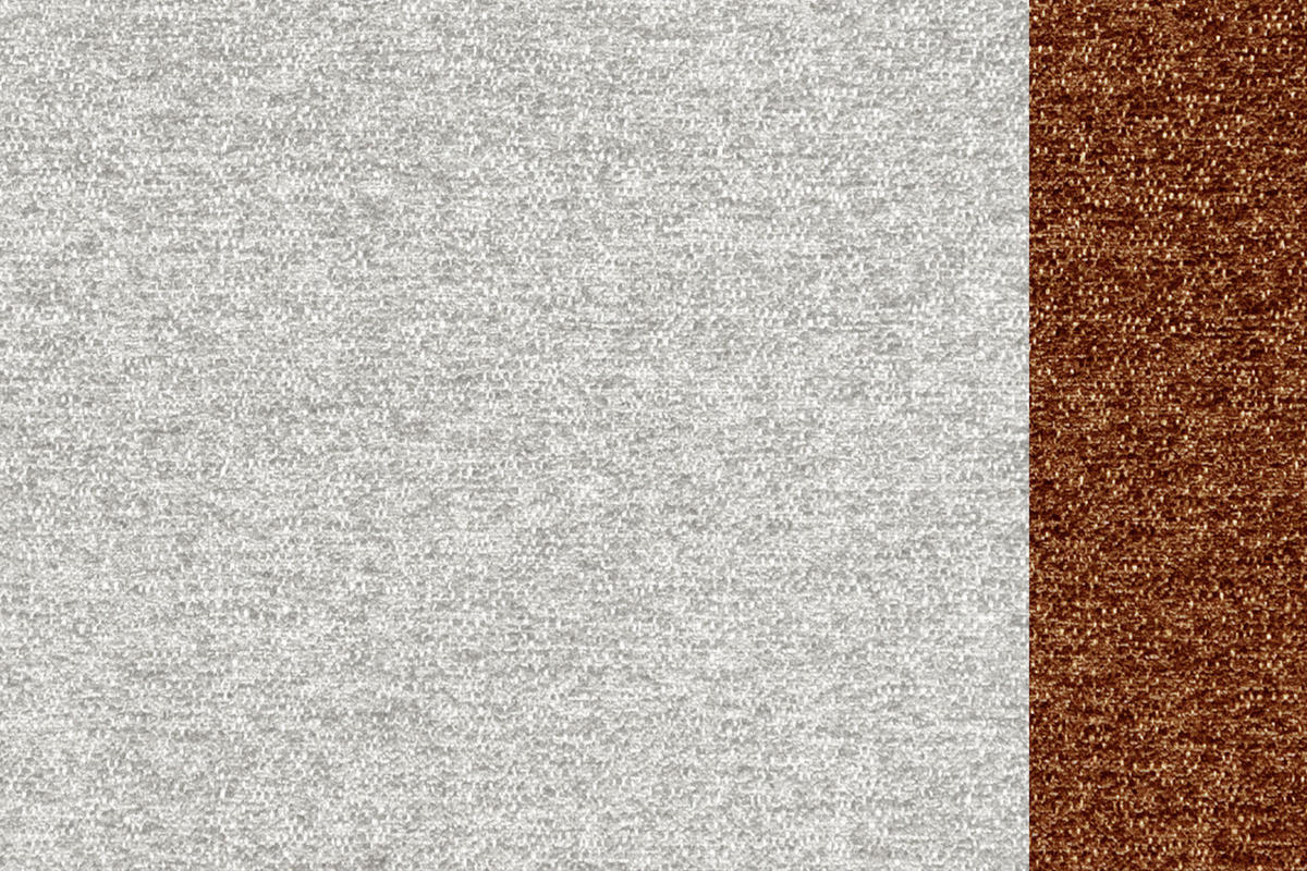 SOFA SALVINI 3-Sitzer, weiß - Schwarz/Weiß, Holzwerkstoff/Textil (176/88/99cm) - Courtois Laville