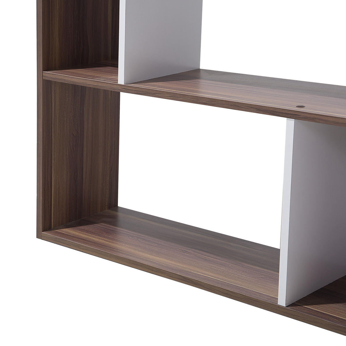 REGAL 5 Fächer Orilla - Dunkelbraun, Holzwerkstoff (83/174/23cm) - Beliani