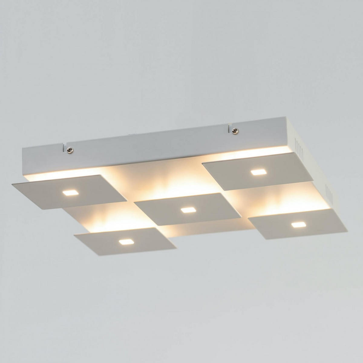 DECKENLEUCHTE Nova, Weiß, 34cm - Weiß, Metall (34/34/4.8cm) - KOSILUM