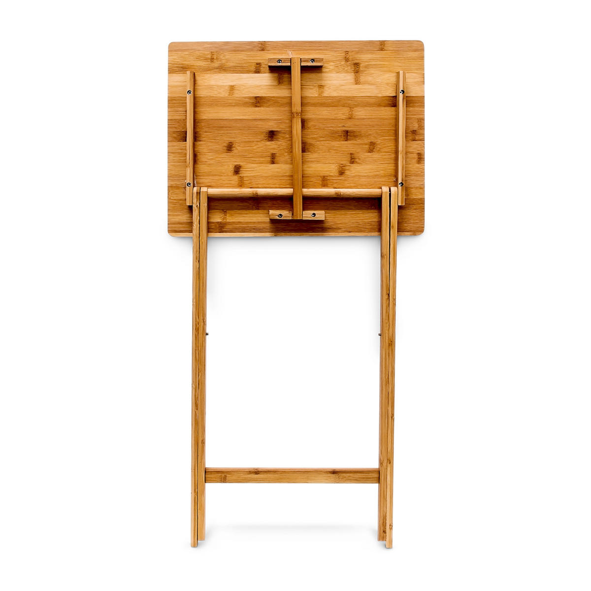 BEISTELLTISCH - Hellbraun, Holz (38.5/48/63cm) - Relaxdays