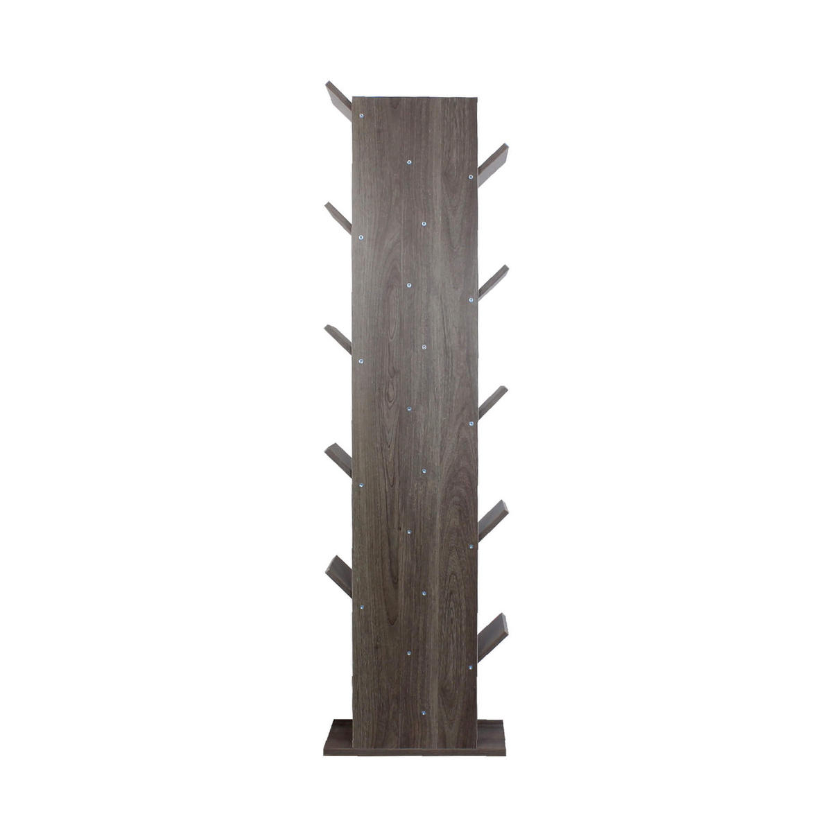 BÜCHERREGAL Grau 22/45/160 cm - Grau, Holzwerkstoff (22/160/45cm) - Mobili Rebecca