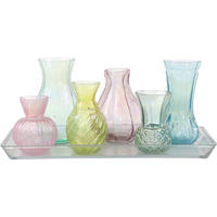 VASENENSEMBLE Poesie 7-tlg. - Multicolor, Glas (13cm) - FURNARO