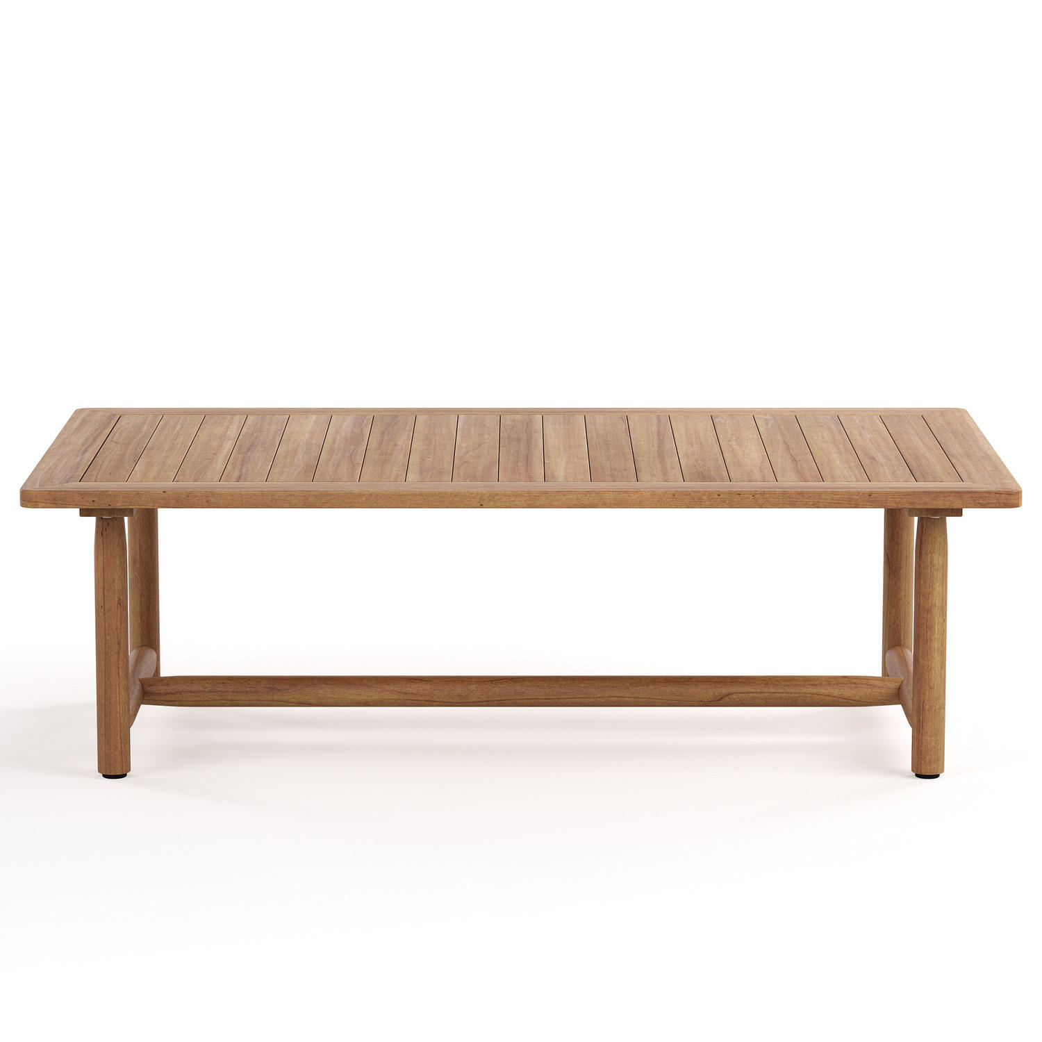 LOUNGETISCH - Akazie massiv - Akazie Braun - Braun/Akaziefarben, Holz (62/110/35cm) - home24