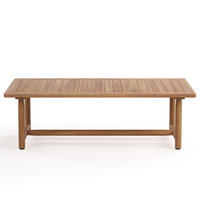 LOUNGETISCH - Akazie massiv - Akazie Braun - Braun/Akaziefarben, Holz (62/110/35cm) - home24