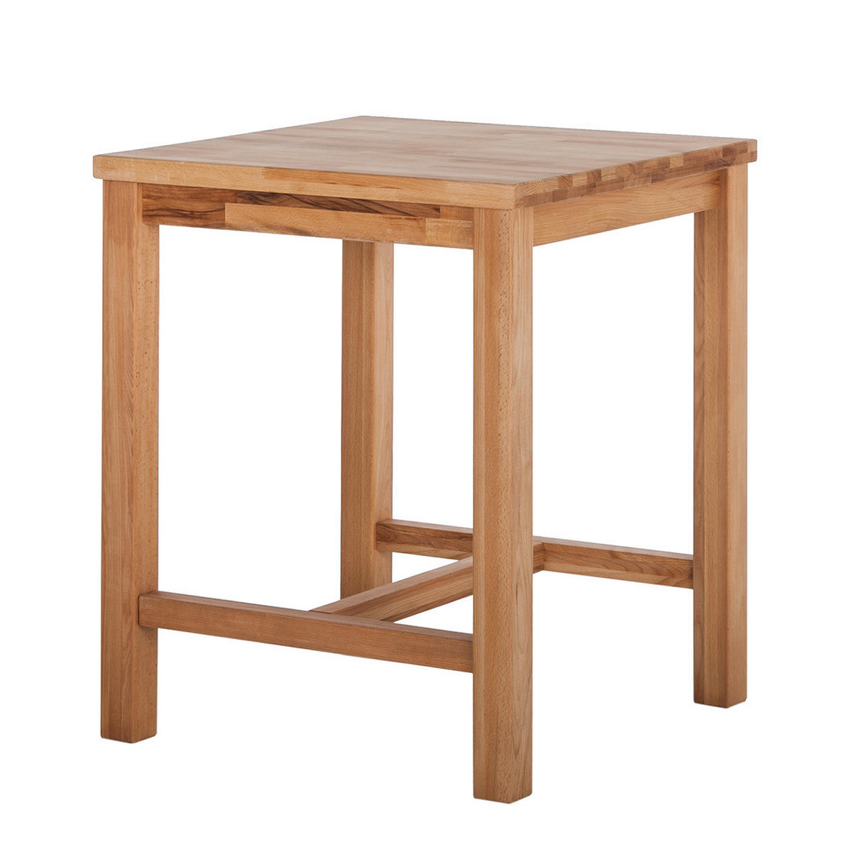 BARTISCH - Kernbuche massiv - Kernbuche, Holz (80/95/80cm) - home24