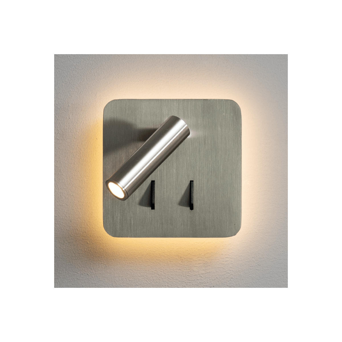 WANDLEUCHTE Bilbao, Silber/Chrom, 13cm - Chromfarben, Metall (13/9/13cm) - KOSILUM