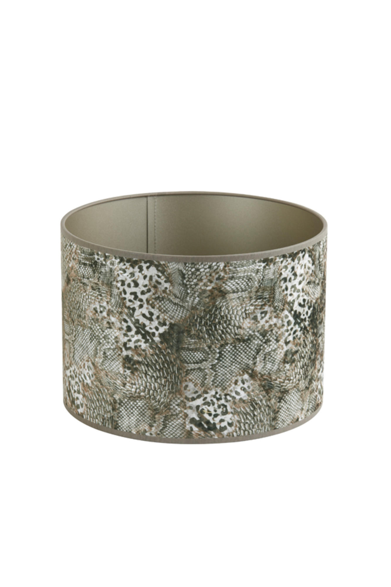 LAMPENSCHIRM Keyon Braun Ø40/30 cm - Braun, Textil (40/40/30cm) - Light & Living