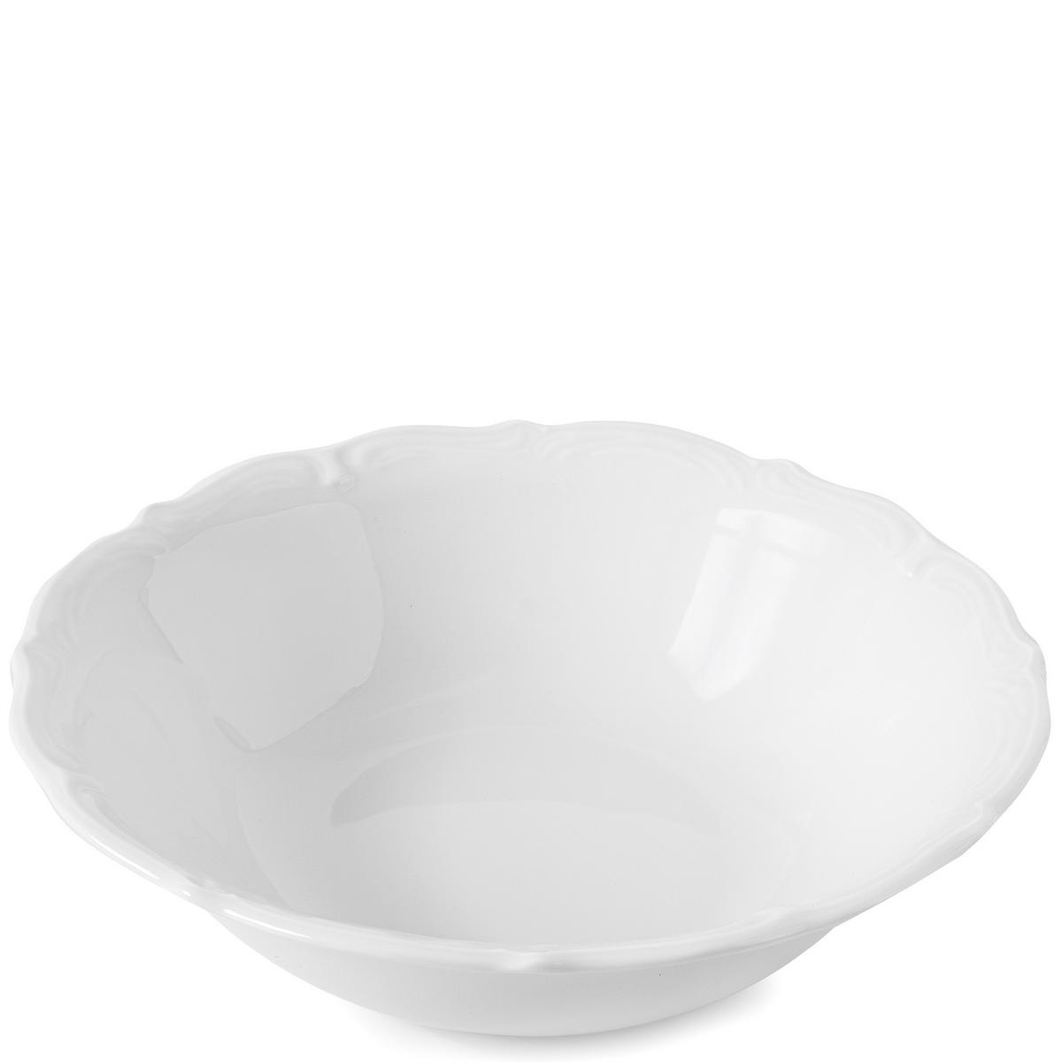 SALATSCHÜSSEL Chodziez MARIA TERESA - Weiß, Keramik (26cm) - KONSIMO®
