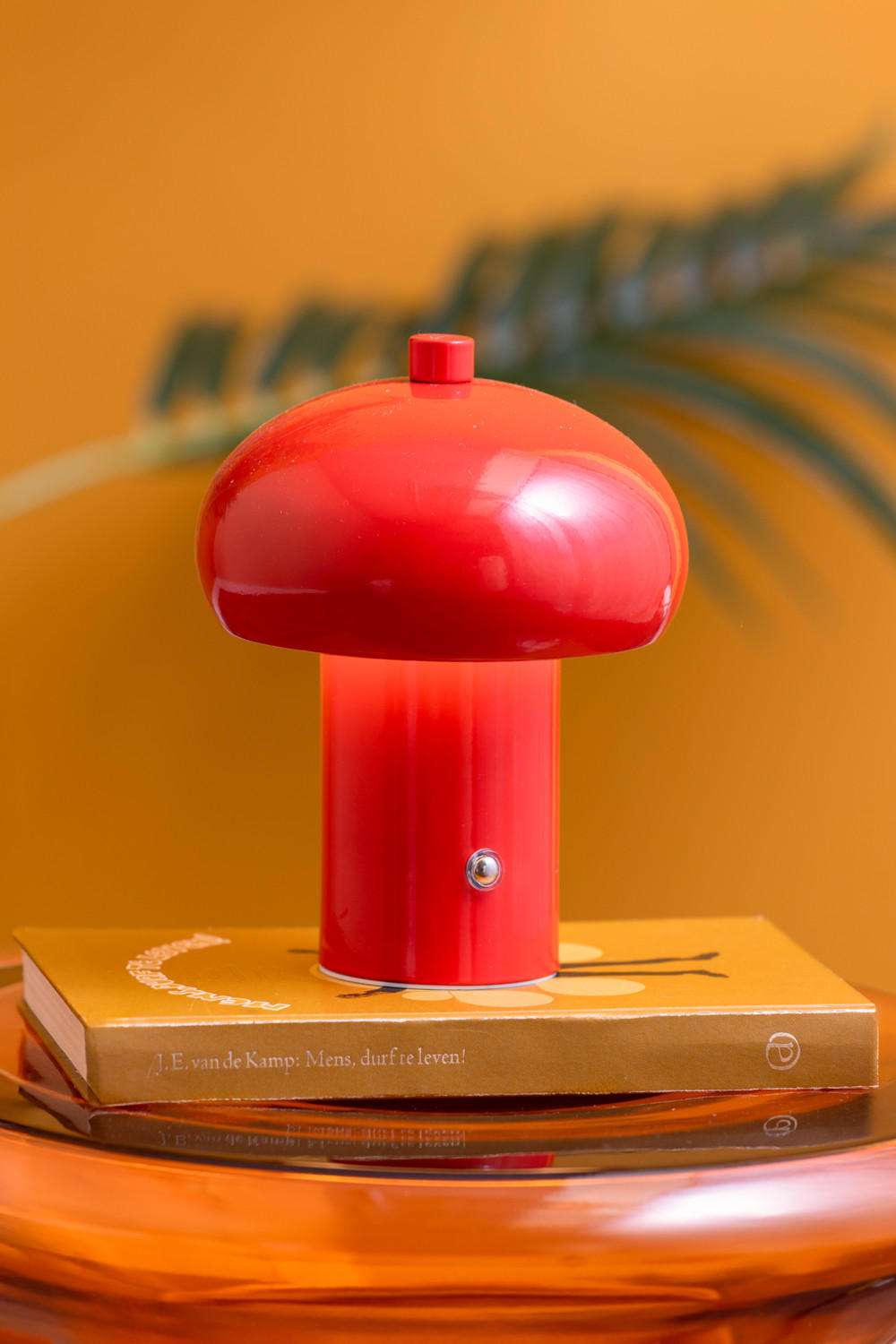 TISCHLAMPE Retro Seta Orange 12.5/12.5/15 cm - Orange, Metall (12.5/12.5/15cm) - Leitmotiv