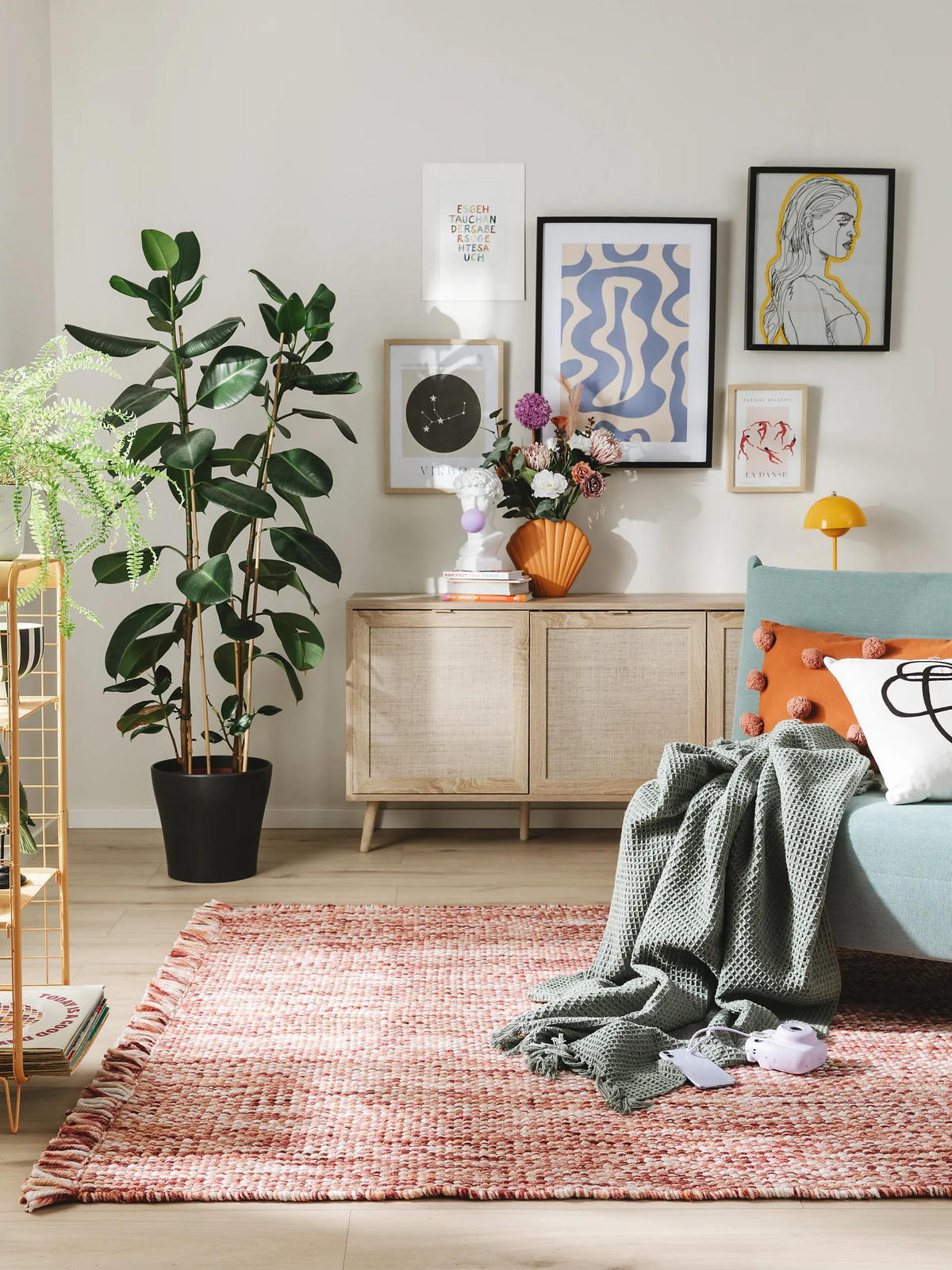 TEPPICH Runa Rot 200x300 cm - Rot, Textil (200/300cm) - benuta Pop