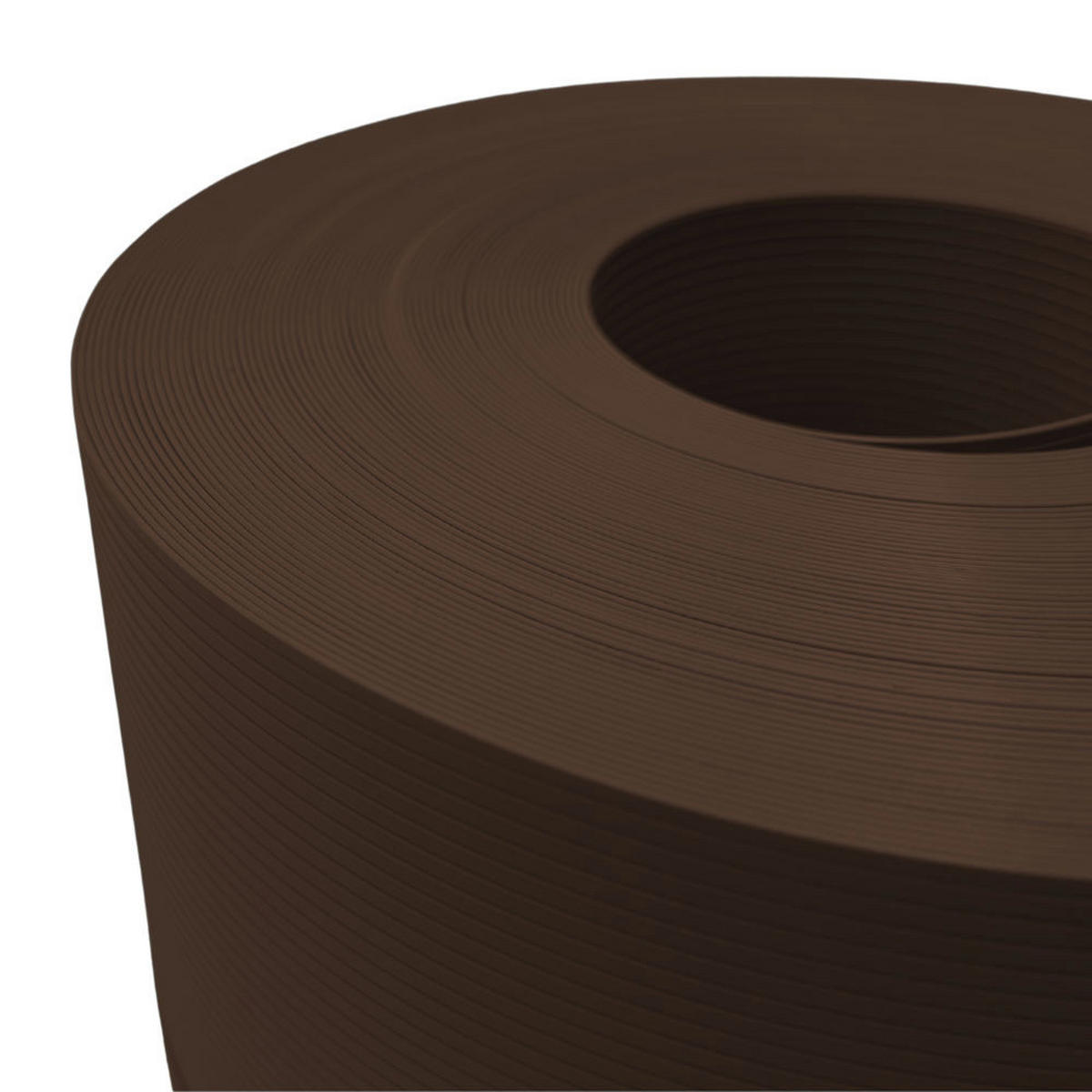 SICHTSCHUTZSTREIFEN Rille PP für Doppelstabmatte Zaunblende Braun 50m - Braun, Kunststoff (5000/19cm) - ZAUN|ZU
