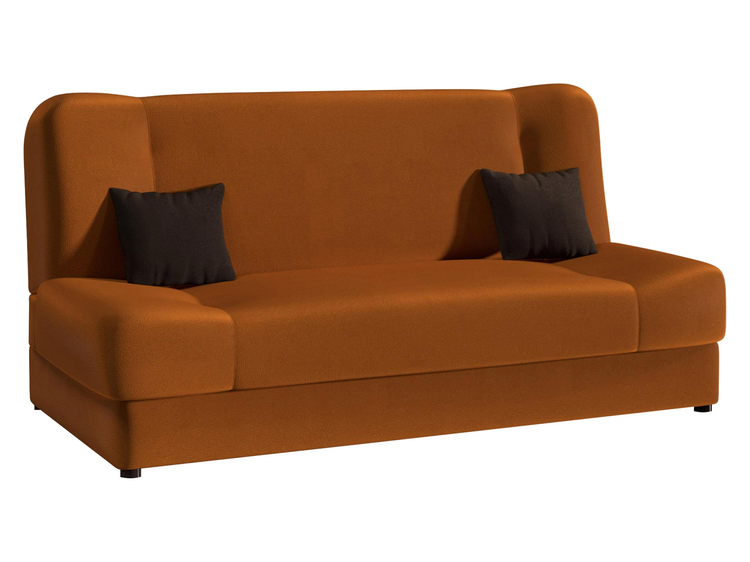 SCHLAFSOFA Jonas - Bronzefarben, Holz/Textil (195/86/87cm)