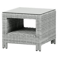 BEISTELLTISCH, Vinor, Sandfarben, Rattan, 49 x 49 x 41 cm - Sandfarben, Naturmaterialien/Metall (49/49/41cm) - ebuy24