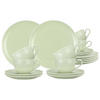 KAFFEESERVICE Amina Seladon 18er Set - Grün, Keramik (1/1/1cm) - Seltmann Weiden